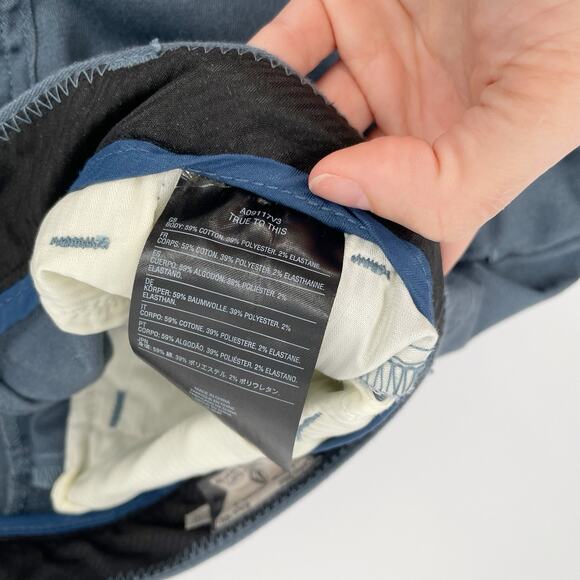 Volcom Chino Shorts 28 Mens Gray Blue Casual True To This Pockets Skateboarding - Picture 5 of 9